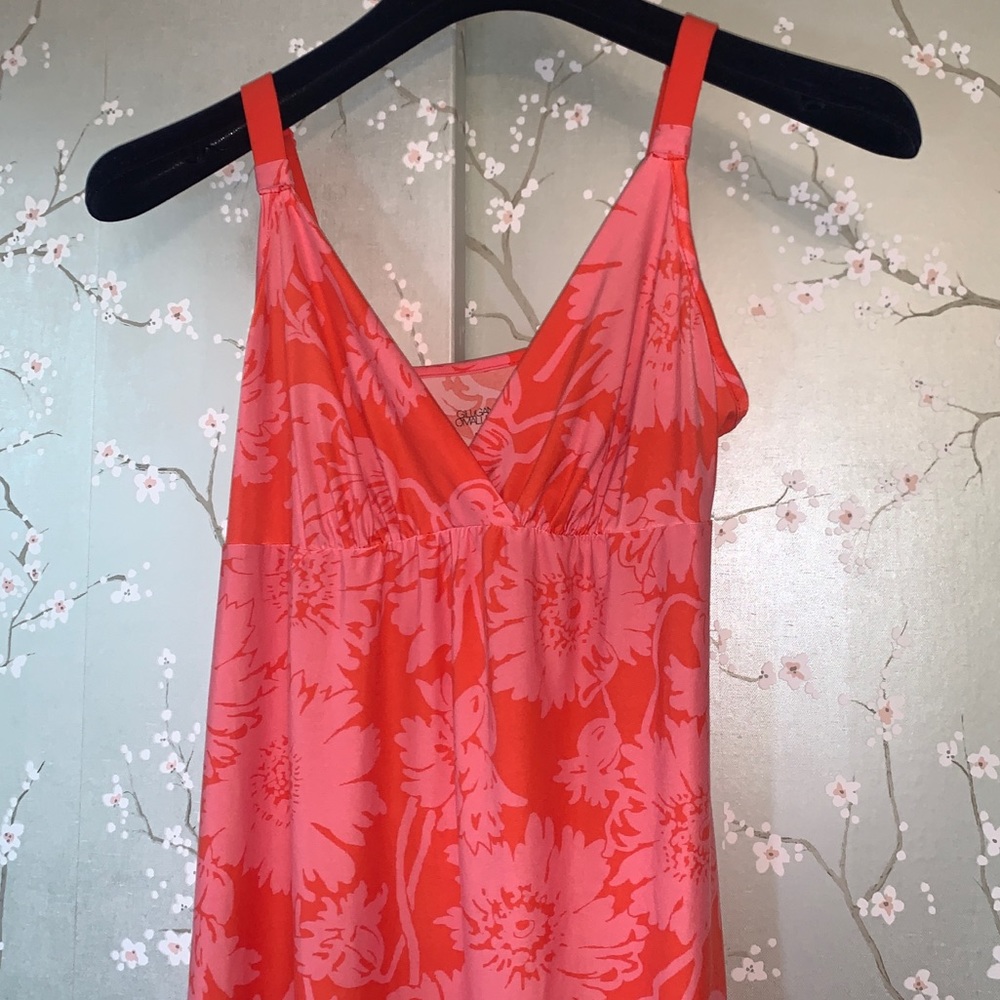Nightie Maxi Pajama Dress Night Gown Small Pink